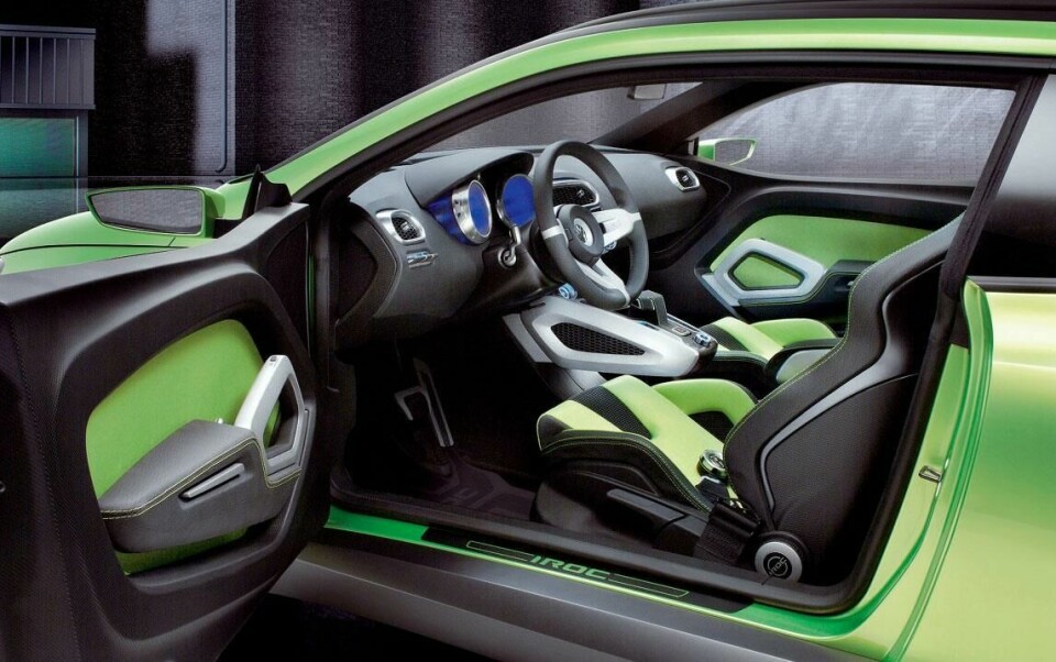 Volkswagen Iroc concept interior Volkswagen Iroc concept interior 2