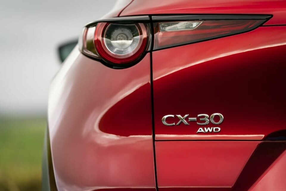 The new Mazda CX-30 in Soul Red CX-30-Skyactiv-X-27