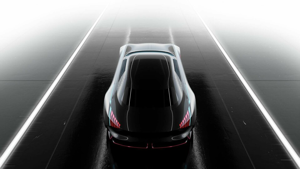 The hard lines of arrow-point rear are much softer when viewed from behind viia ss (13)Changan VIAA concept exterior renders