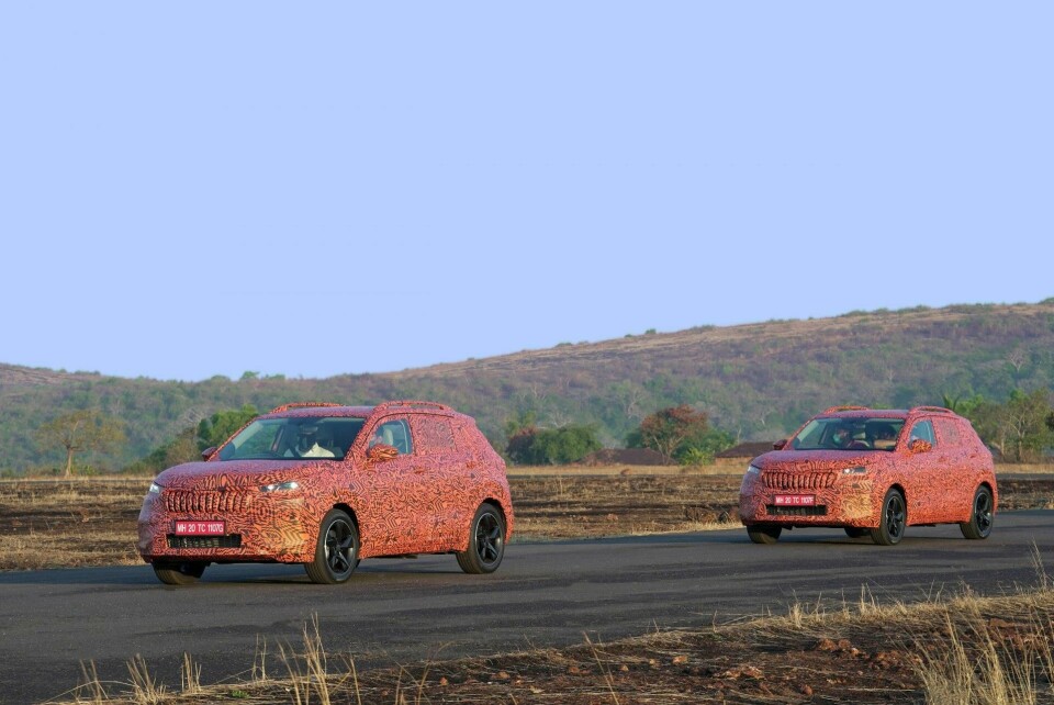 The Skoda Kushaq in camo gear SKODA KUSHAQ