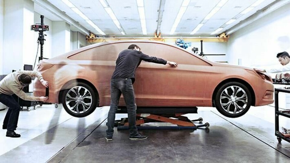 Despite all the successful digital work, 1:1 modeling remains crucial for Hyundai and Genesis Hyundai clay design