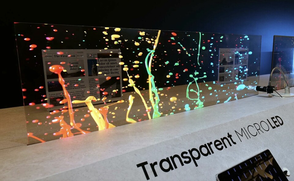 Samsung’s new microLED display at CES 2024 Samsung_Transparent_Display