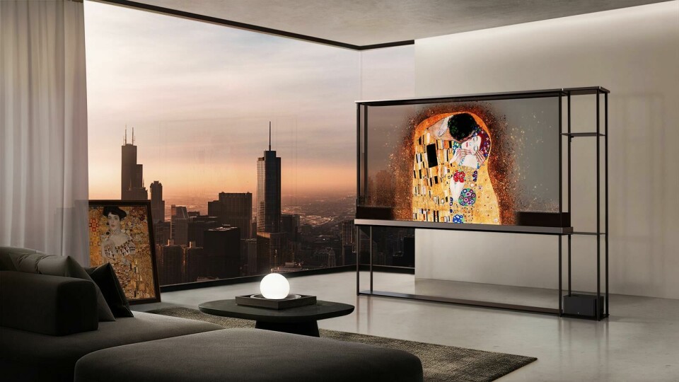 LG’s transparent OLED television at CES 2024 2024-CES_OLED-T