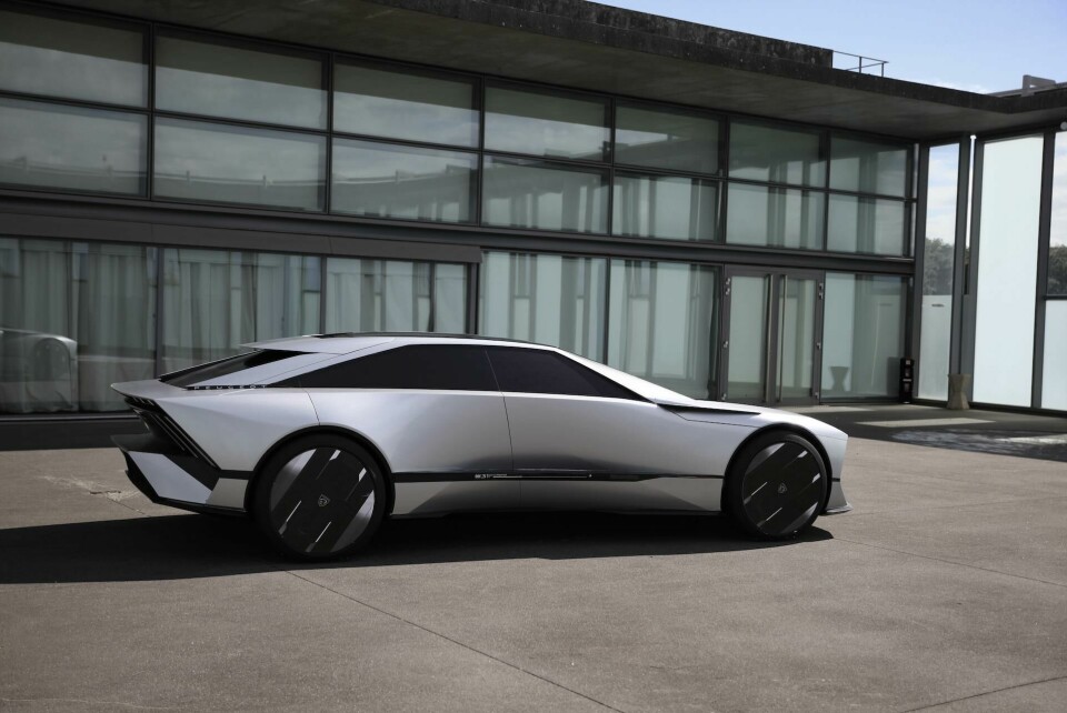 The Inception concept was revealed during CES 2023 Peugeot Inception concept static profile