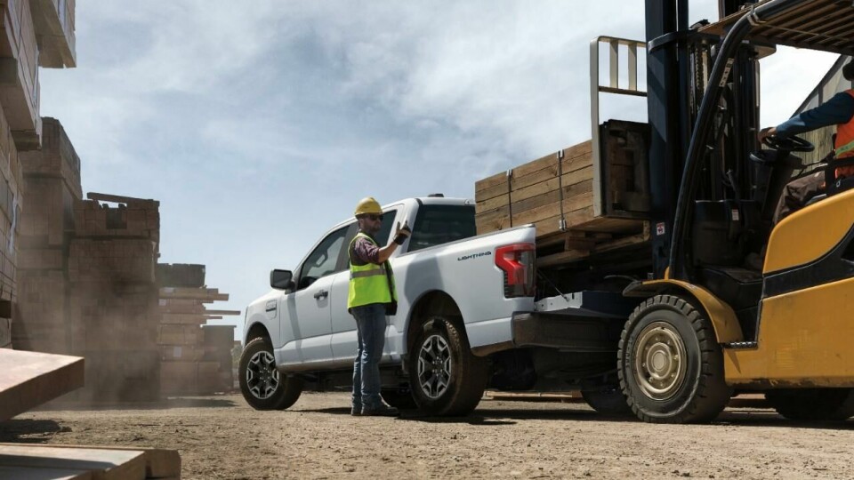F-150 Lightning Pro is the workhorse of the range Ford F-150 Lightning Pro 8