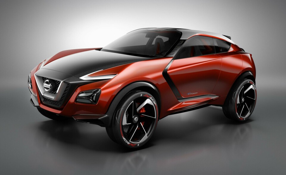 2015 Nissan Gripz concept car was a source of inspiration 2015 Nissan Gripz - ext front 3 4