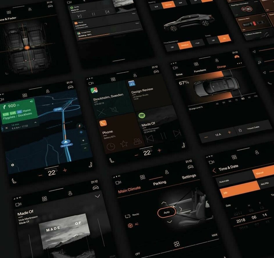 Technology focus - in UX is less more? CDN Technology focus Polestar 002 interface design