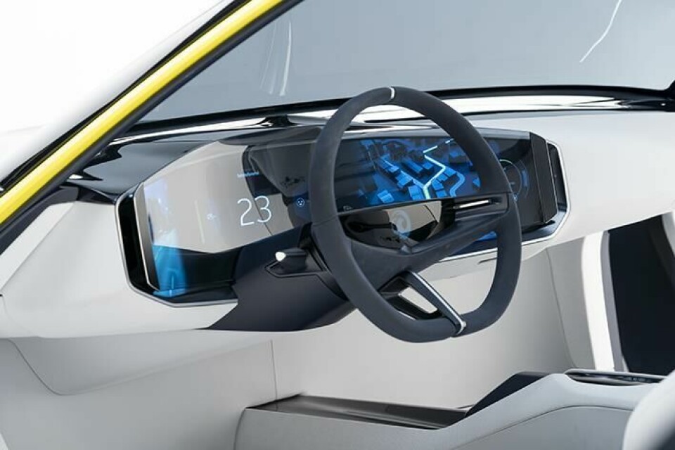 Opel GT X cluster CDN Techology focus Opel gtx cluster