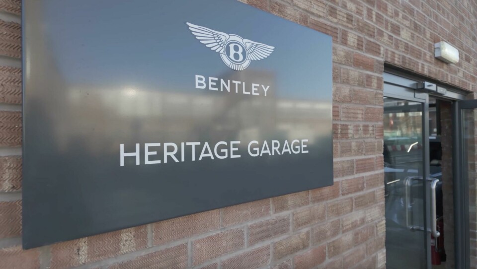 The Bentley heritage garage is pretty much what you’d expect Bentley studio 2023-12-05 at 16.03.01