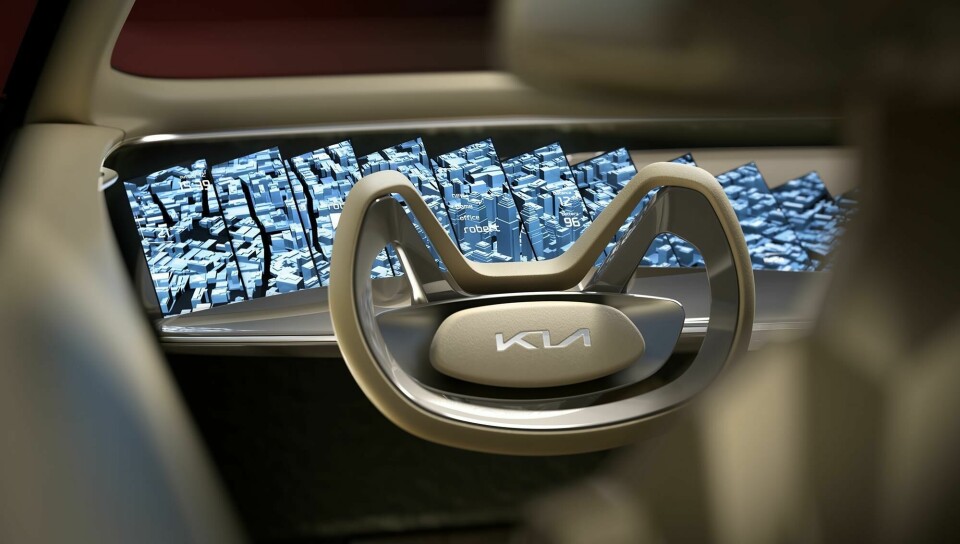 Kia Imagine concept CDN Techology focus Kia Imagine concept detail