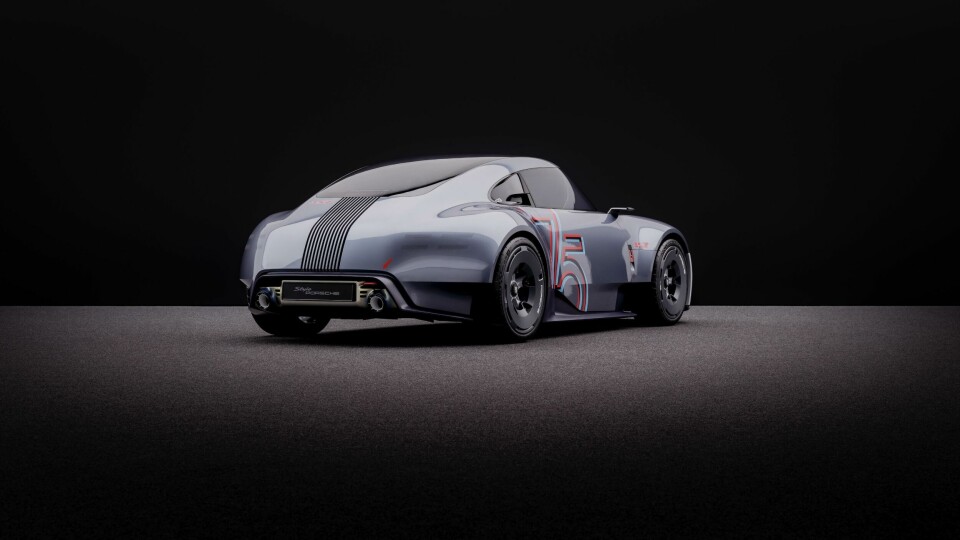The Vision 357 is based on the Cayman; the original 356 was based on the Beetle Porsche Vision 357 concept 862_ret_hires
