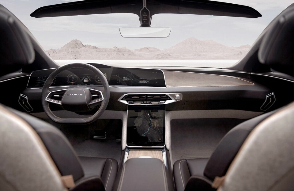 Lucid Air is minimalist but with careful attention paid to tactility Lucid Air Interior 1
