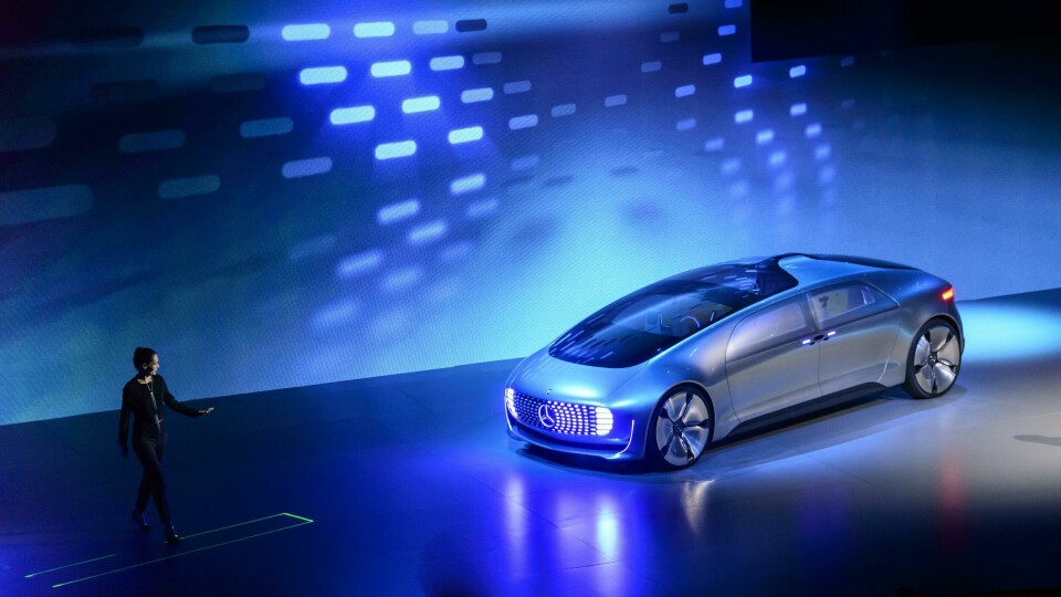 The Mercedes-Benz F 015 at CES; AVs have moved exterior design into new territory MercedesBenz F 015 at CES