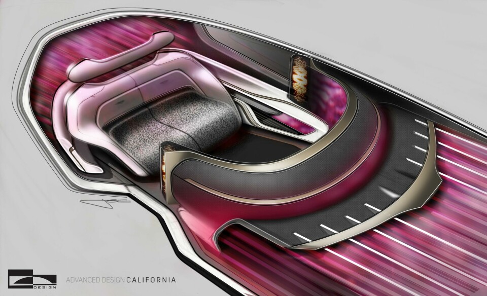 Cadillac InnerSpace concept sketch showing recessed sill just below the seat 7-Cadillac-InnerSpace-Concept-Sketch