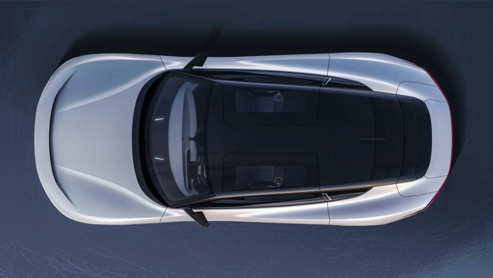 DeLorean says it is shunning aerodynamics in favour of aesthetics DeLorean silver aerial shot