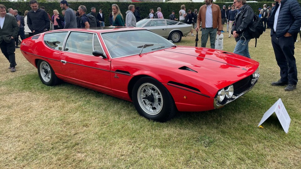 Show review: Gandini glory at Goodwood 2024 1970s Lamborghini Espada - ext F3Q R Goodwood 24