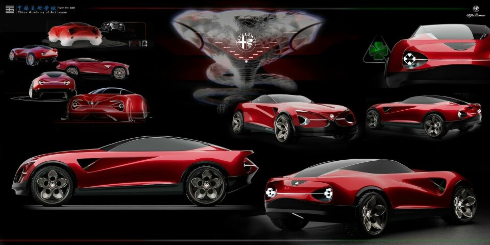 Alfa Romeo Ouroboros by Crystal Zhao China Academy of Art x Alfa Romeo by Crystal Zhao