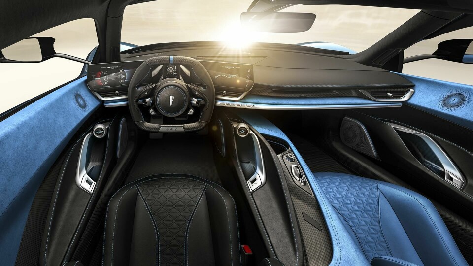 Led by Pininfarina, the Battista hypercar was designed with sustainability in mind Automobili Pininfarina Battista_Interior