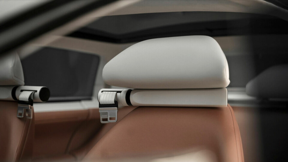Interior of the Tata Avinya, with innovative seatbelt assembly Tata interior CMF People Awards