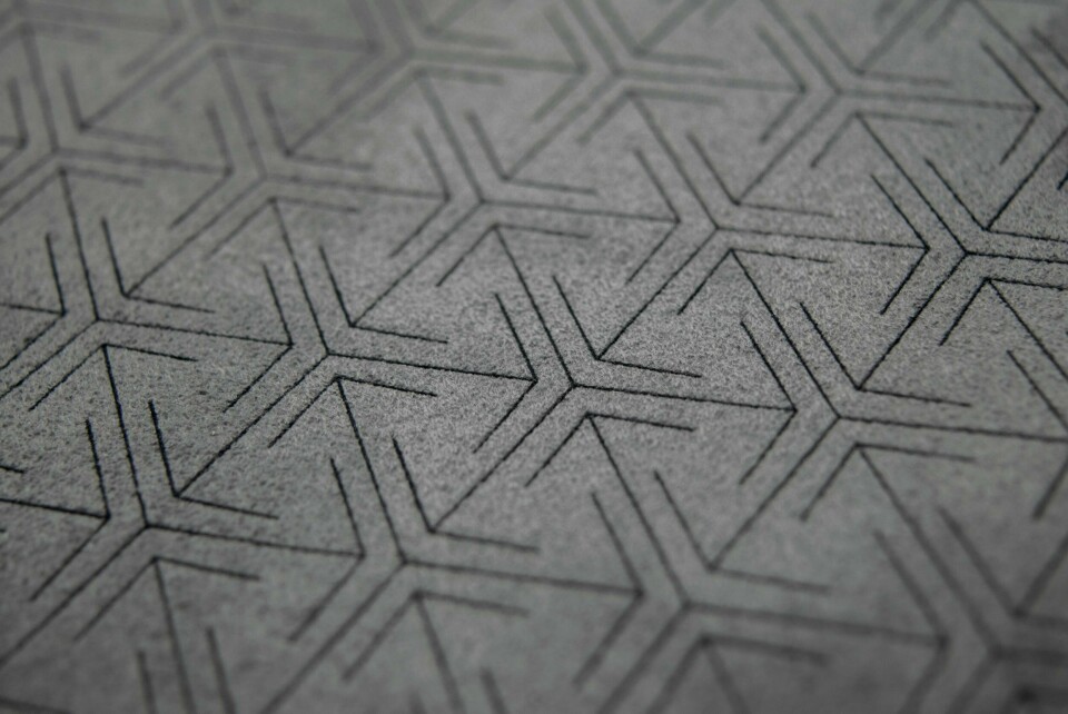 Knitting the future: Shawmut creates innovative, recyclable suede alternative Neoluxe Trihedron in Volcanic Ash