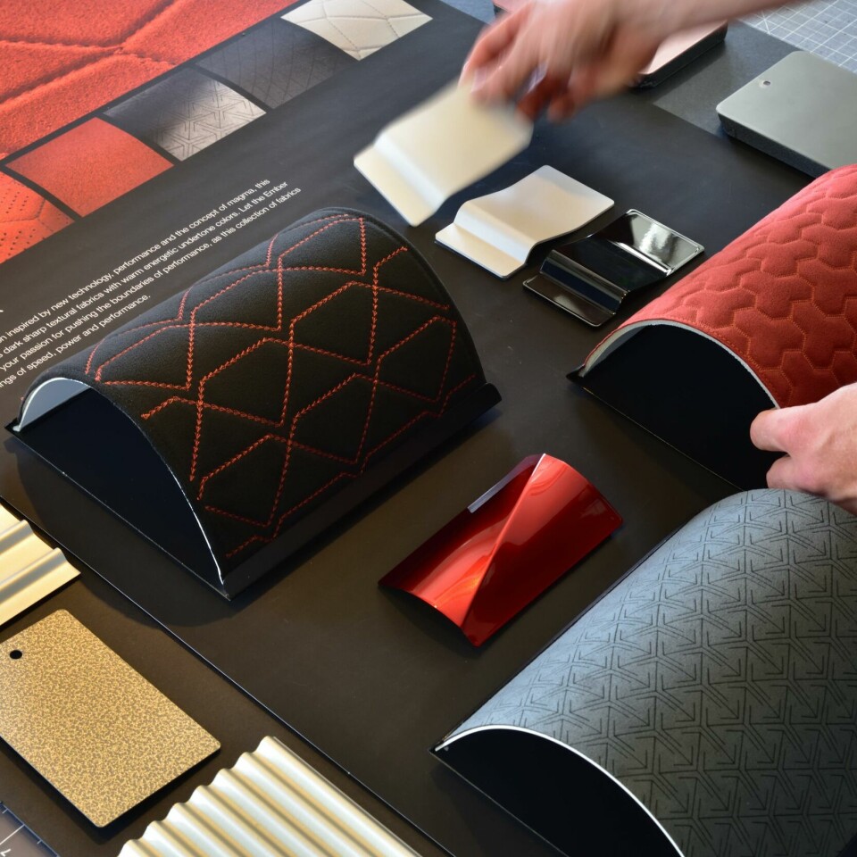 Inspiration board showcasing Neoluxe textures, colours and design elements Neoluxe Inspiration Board