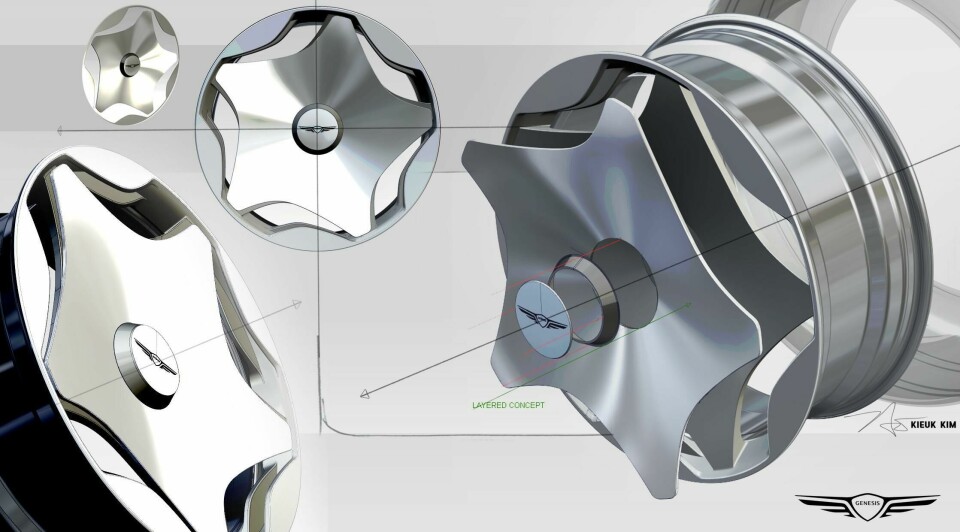Genesis Neolun exterior wheel sketch by Kieuk Kim DPS 2 Genesis Neolun - ext wheel sketch by Kieuk Kim