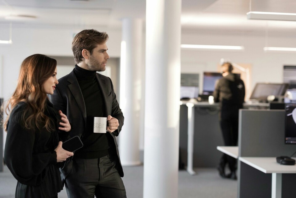 The upper floor comfortably houses a compact team Polestar studio Gothenburg Laura MaxInteriorStudio