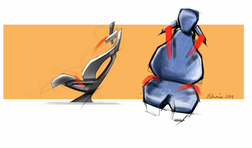 Car Design Review 4 highlights: Richard Chung, Adient *b - seat sketch.png