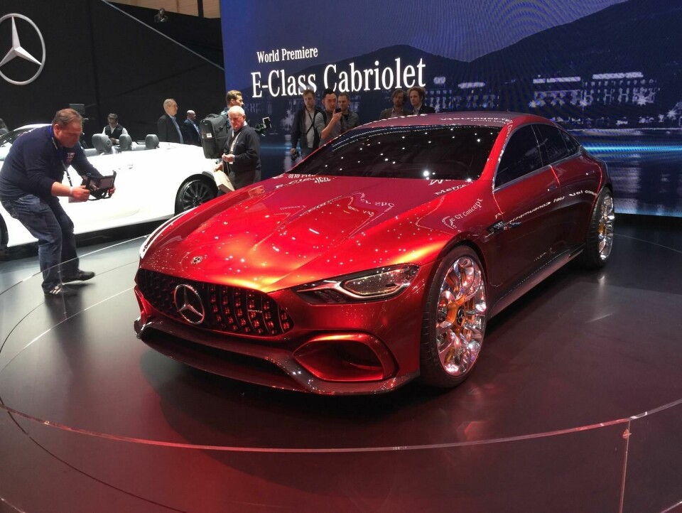 Geneva 2017: AMG GT Concept points to production four-door hybrid Mercedes Amg Gt Concept Front 3 4 (1)