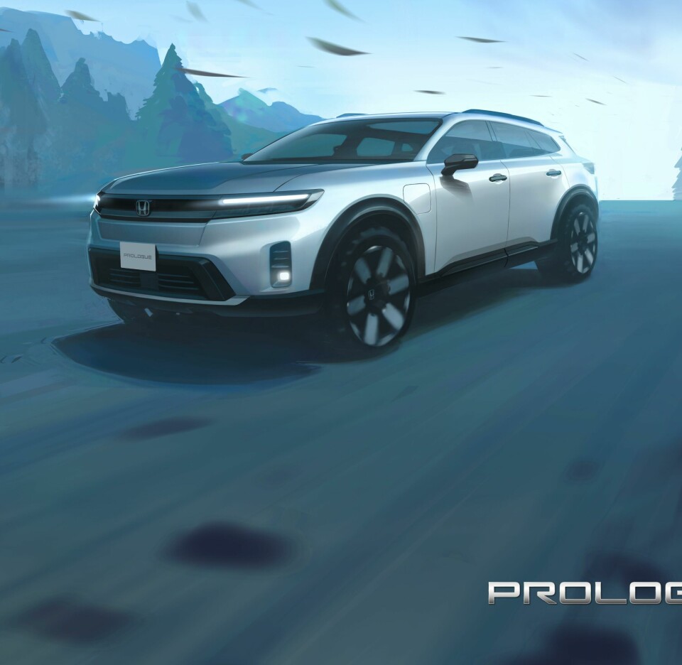 Honda previews polished Prologue electric SUV Honda Prologue Teaser Sketch resized