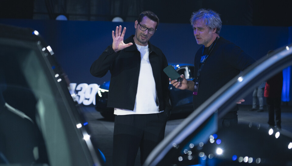 CDN's editor-in-chief with Alpine's Anthony Villain