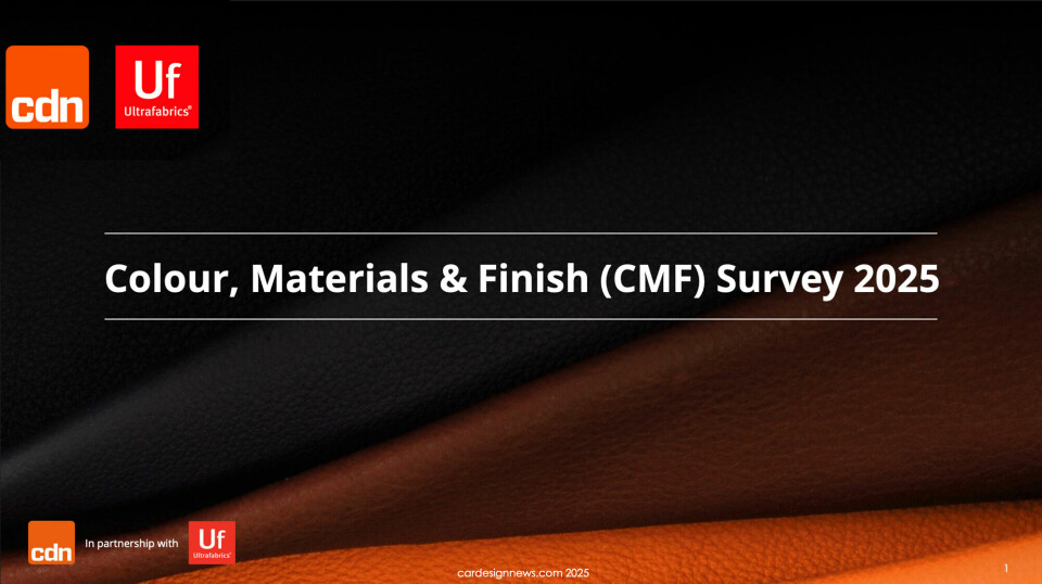 Results: Car Design News & Ultrafabrics Colour, Materials & Finish Trend Survey 2025