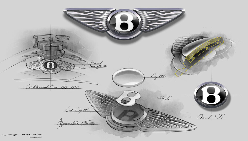 Bentley redesigns logo for the fifth time in the brand’s history