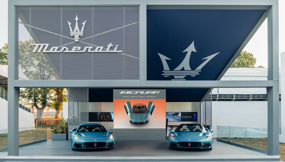The Maserati stand at Goodwood Festival of Speed 2025