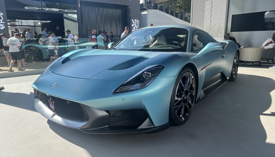 The MCPura on stand at Goodwood FoS 2025