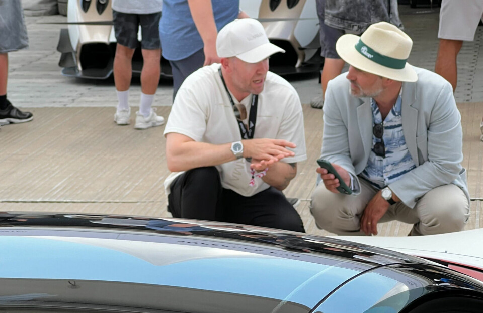 David (left) with CDN