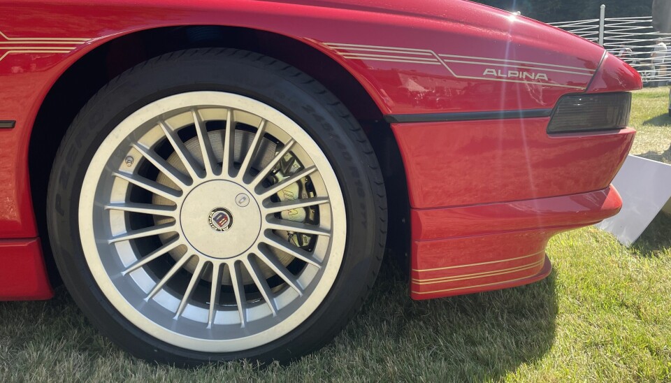 An unusually strong showing for Alpina on the Cartier Lawn