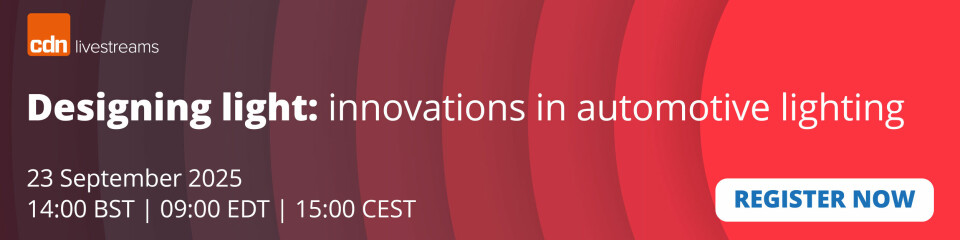 Register now: Designing light - innovations in automotive lighting
