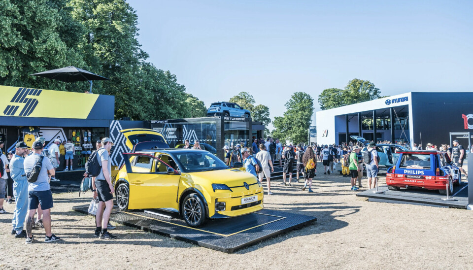 Renault stand at Goodwood FOS