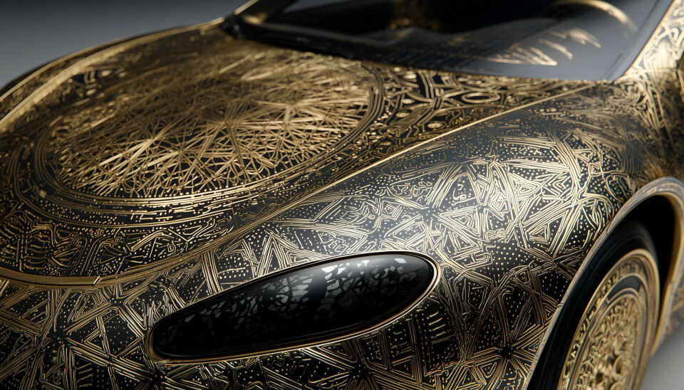 Paint for future cars could be overlaid, or incised with intricate patterns