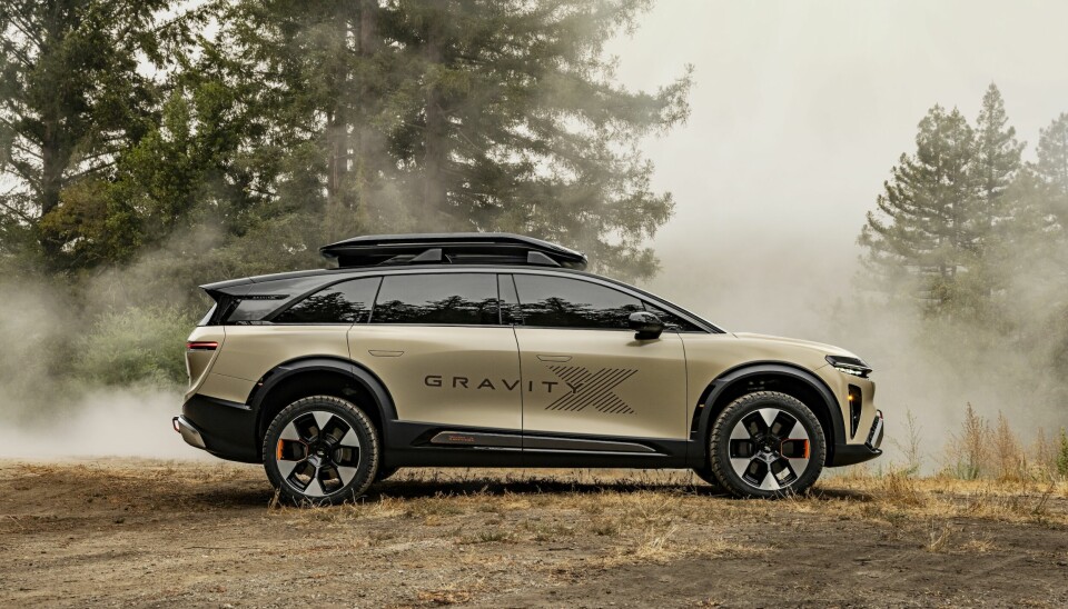 The new Gravity X is a show car for now