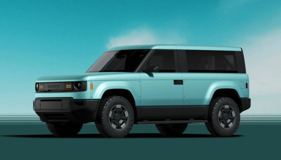 A Slate truck envisioned in an aqua colourway