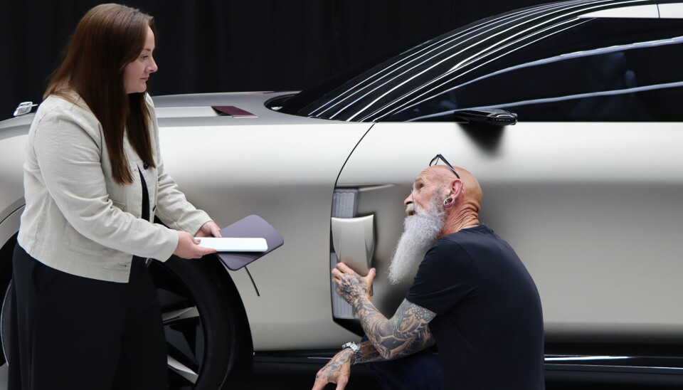 Steve Williams (right) with CMF designer Danielle Williams