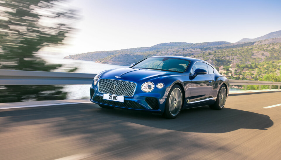 Williams invented Sequin Blue in 1997 and the colour remains a Bentley staple