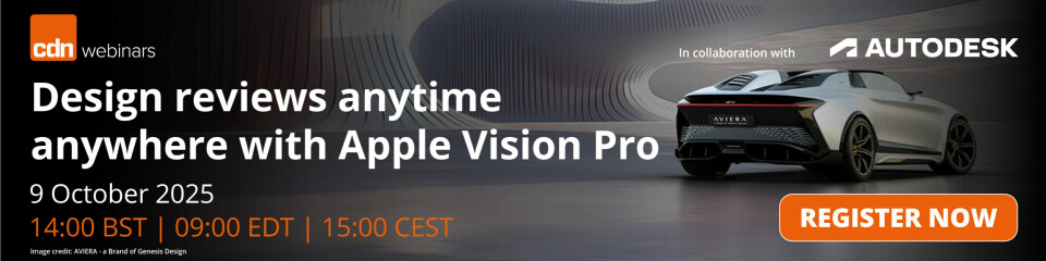 Register now: Design reviews anytime anywhere with Apple Vision Pro