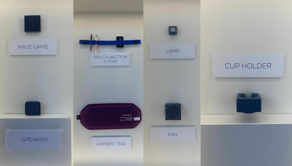 The collection of YouClip accessories